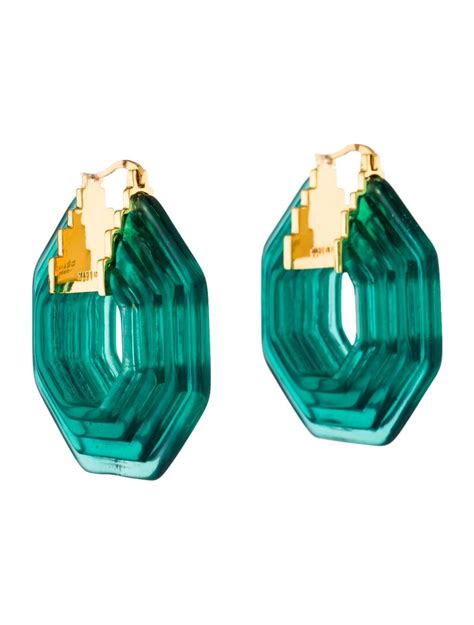 celine art deco earrings|celine statement earrings.